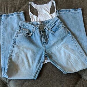 Calvin Klein high waisted jeans